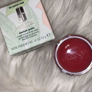 Clinique sweet pots sugar scrub & lip balm
